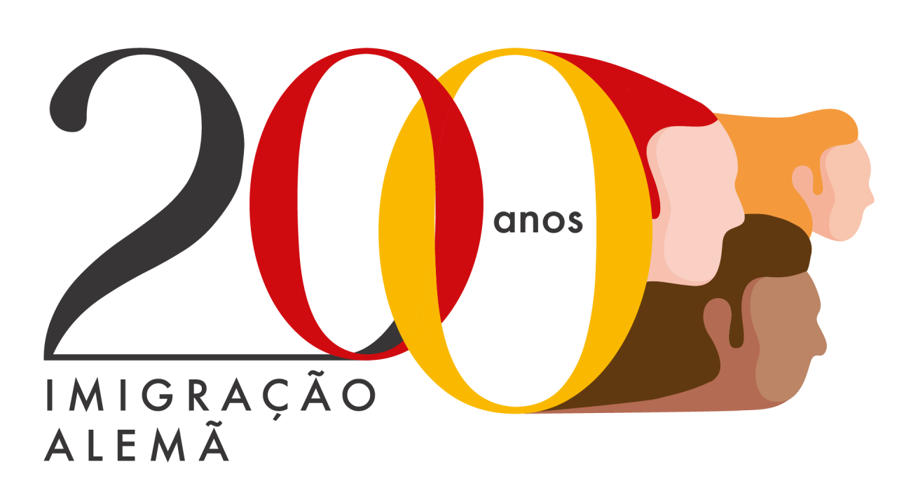 LOGO BICENTENÁRIO DA IMIGRAÇÃO ALEMÃ PNG